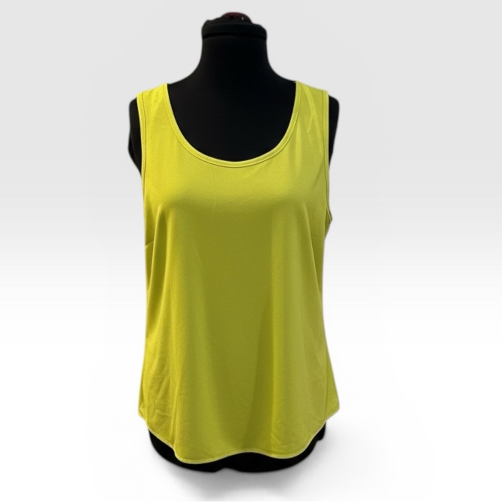 Frank Lyman Design Neon Yellow Scoop Neck Camisole